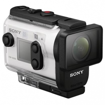 索尼X3000R 酷拍运动相机/摄像机 监控套装 4K光学防抖 60米防水壳 3倍变焦